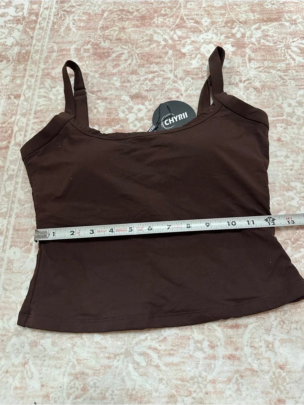 NWT 🤎 Espresso Camisole With Built In Bra - Picture 8 of 8